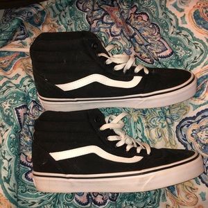 High top black vans